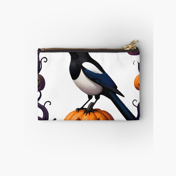 Item preview, Magpie on Carved Pumpkin designed and sold by IllumeInk.