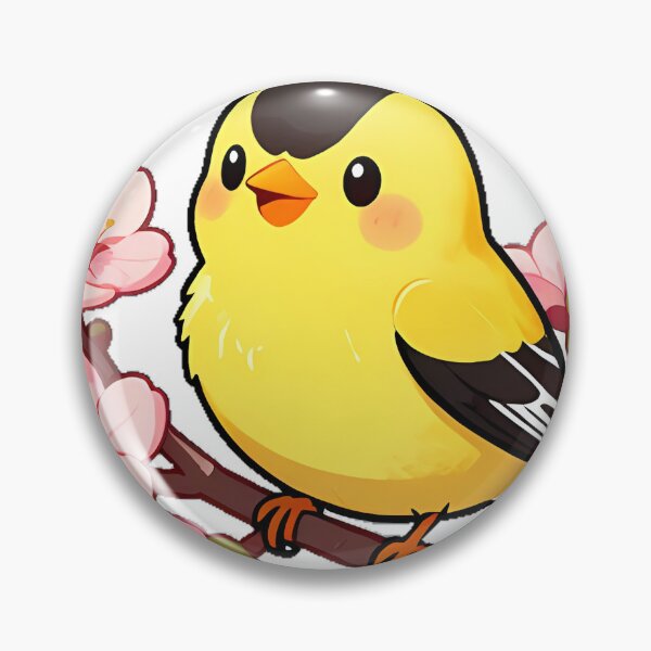 Item preview, Goldfinch Among Apple Blossoms designed and sold by pumsquare.