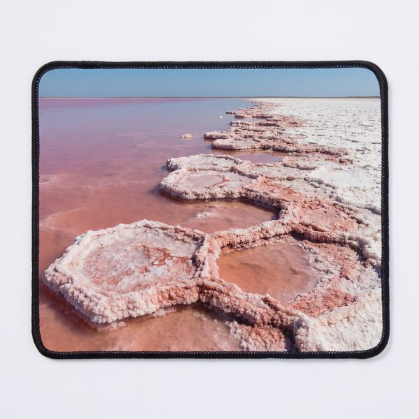 Item preview, Surreal Pink Salt Lake & White Desert Photography designed and sold by conohitoAI-ArtGallery.