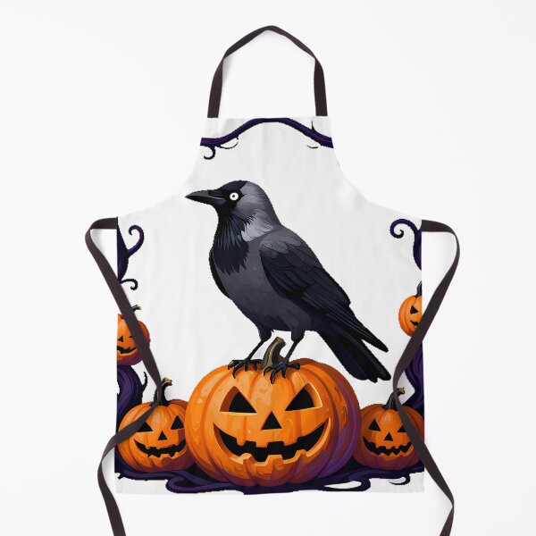 Item preview, Jackdaw on Carved Pumpkin designed and sold by IllumeInk.