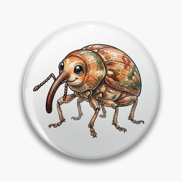 Item preview, Copy of Cute Watercolor Weevil, Cartoon Beetle, Bug Art II designed and sold by Yaremchuk.