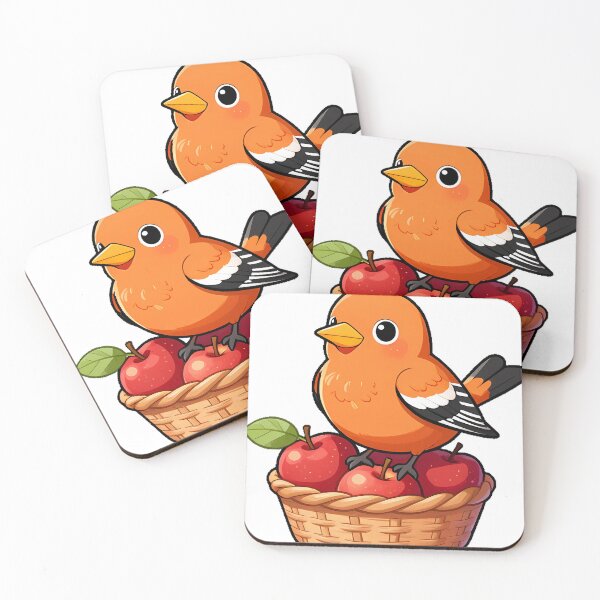 Item preview, Oriole on Apple Basket designed and sold by pumsquare.