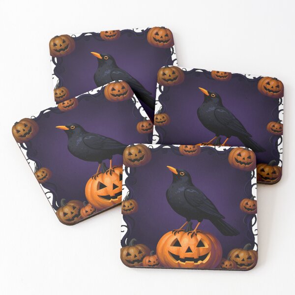 Item preview, Blackbird Singing on Pumpkin designed and sold by IllumeInk.