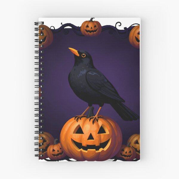 Item preview, Blackbird Singing on Pumpkin designed and sold by IllumeInk.