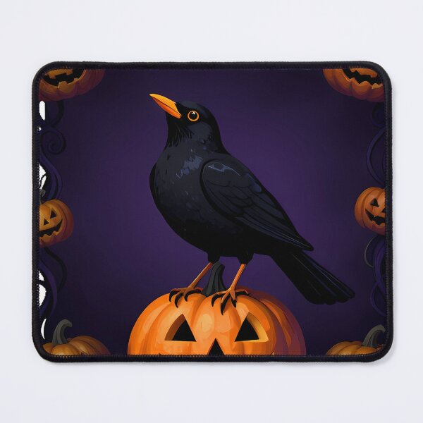 Item preview, Blackbird Singing on Pumpkin designed and sold by IllumeInk.