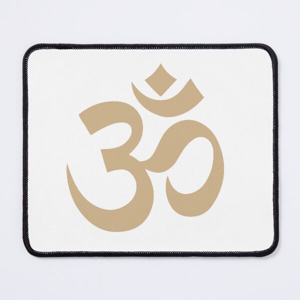 Item preview, Minimalist Tan Om Meditation Symbol designed and sold by pattern-archive.