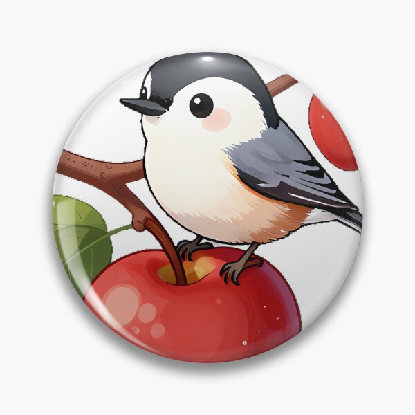 Item preview, Nuthatch on Big Red Apple designed and sold by pumsquare.