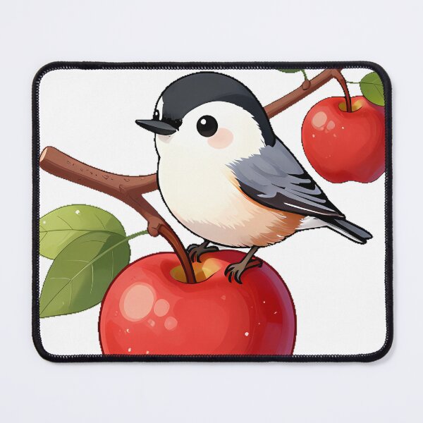Item preview, Nuthatch on Big Red Apple designed and sold by pumsquare.