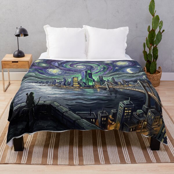 Item preview, Star City Starry Night Archer Landscape designed and sold by Bad-Decisions-Designs.