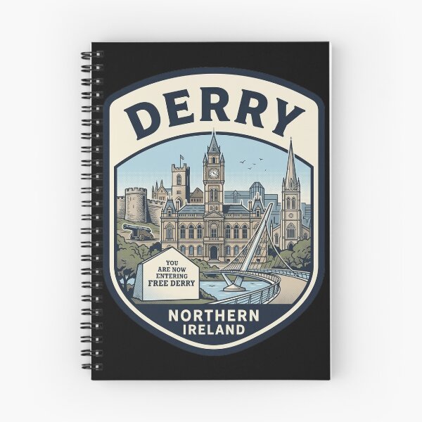 Item preview, Derry Northern Ireland Vintage Travel Badge designed and sold by k3rstman1.