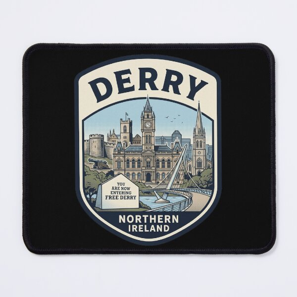 Item preview, Derry Northern Ireland Vintage Travel Badge designed and sold by k3rstman1.