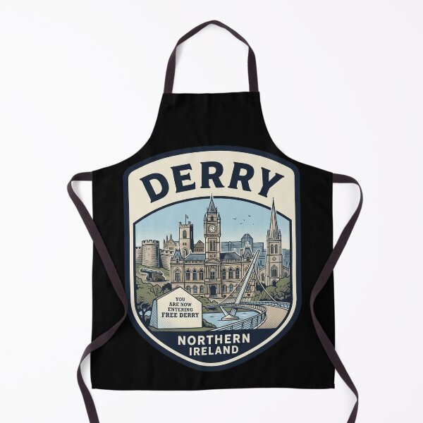 Item preview, Derry Northern Ireland Vintage Travel Badge designed and sold by k3rstman1.