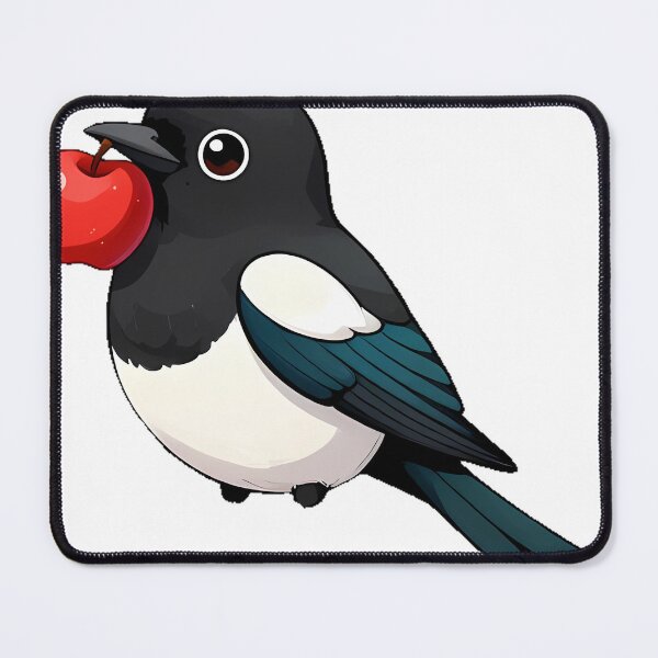 Item preview, Magpie with Shiny Apple designed and sold by pumsquare.