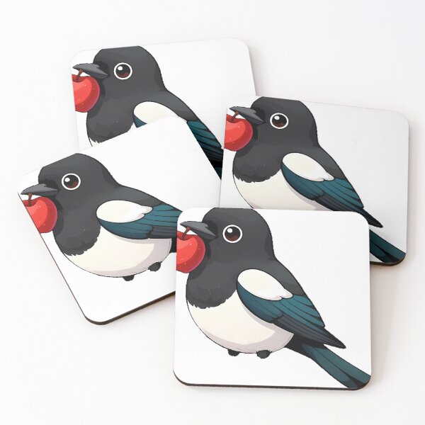 Item preview, Magpie with Shiny Apple designed and sold by pumsquare.