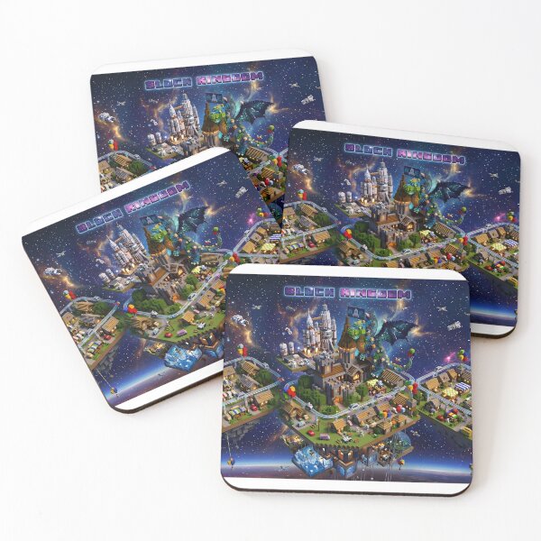 Item preview, Block Kingdom: Cosmic Floating Islands | Voxel Art & Pixel World designed and sold by BalloonArtAe.