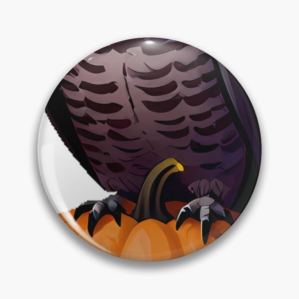 Item preview, Nightjar on Carved Pumpkin designed and sold by IllumeInk.