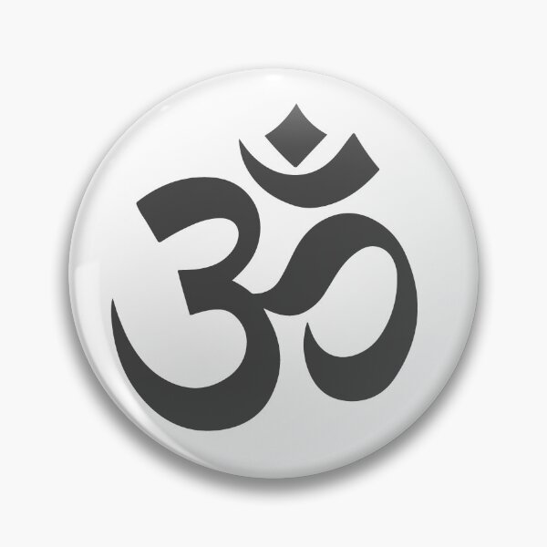 Item preview, Minimalist Dark Gray Om Meditation Symbol designed and sold by pattern-archive.