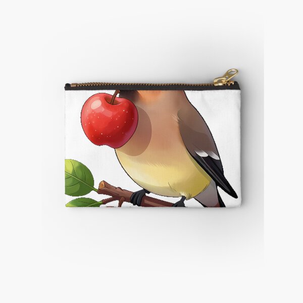 Item preview, Waxwing Eating Apple designed and sold by pumsquare.