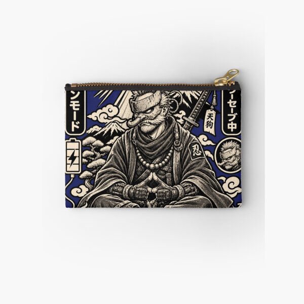 Item preview, ZEN MODE Power Saving Mode - Tengu Samurai Meditation Rest Recharge Repeat designed and sold by BRTHRCNK01.