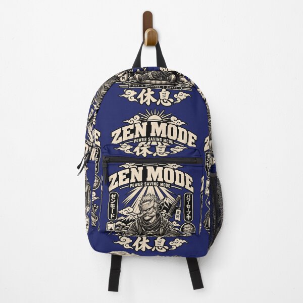 Item preview, ZEN MODE Power Saving Mode - Tengu Samurai Meditation Rest Recharge Repeat designed and sold by BRTHRCNK01.