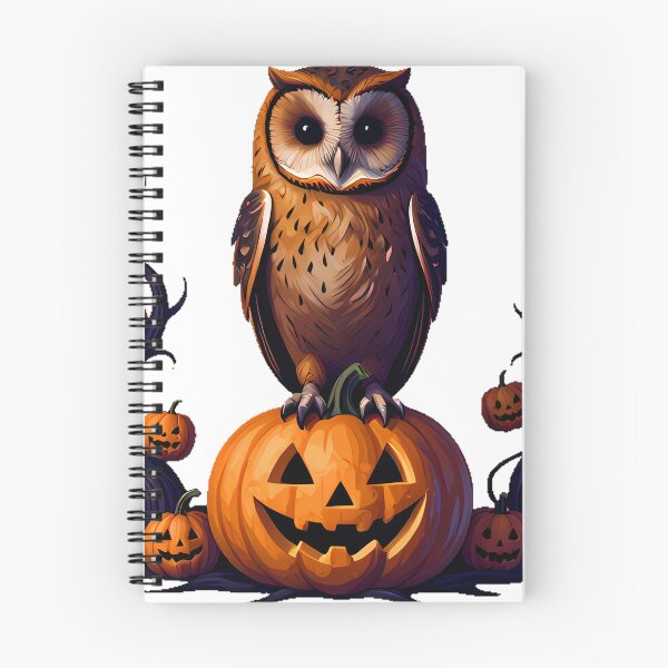 Item preview, Tawny Owl on Carved Pumpkin designed and sold by IllumeInk.