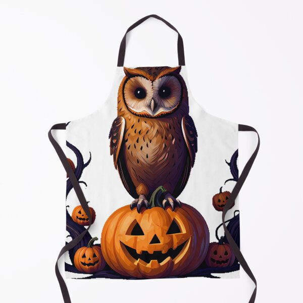 Item preview, Tawny Owl on Carved Pumpkin designed and sold by IllumeInk.