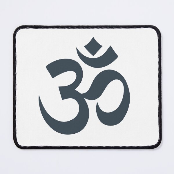 Item preview, Minimalist Charcoal Om Meditation Symbol designed and sold by pattern-archive.