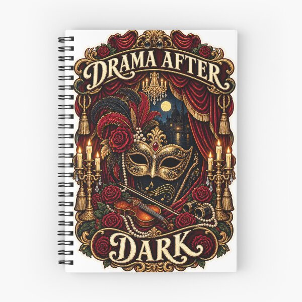 Artikelvorschau, Drama After Dark Masquerade entworfen und verkauft von PixelPaw Prints.