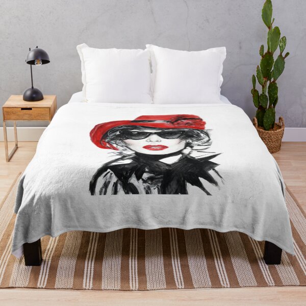 Item preview, Red Hat Lady - Vintage Fashion Queen-maison Sylvie designed and sold by MAISON SYLVIE.