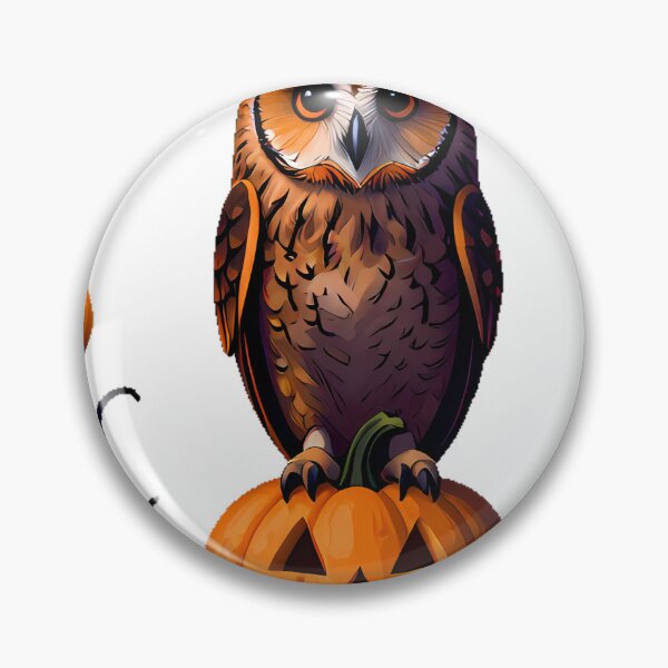 Item preview, Long-Eared Owl on Carved Pumpkin designed and sold by IllumeInk.