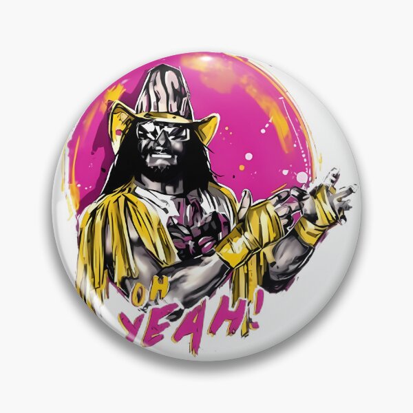 Item preview, Macho Man Oh Yeah Wrestling Legend Vintage Retro Quote Design | Perfect Gift For You And Friends designed and sold by Erin  Hanson.