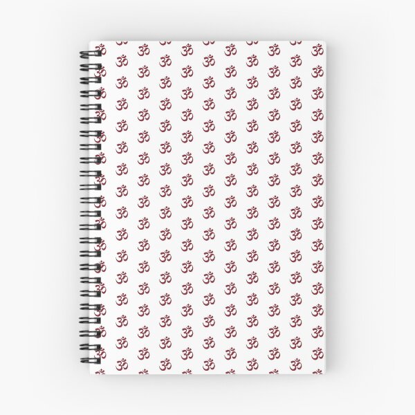 Item preview, Minimalist Burgundy Om Meditation Symbol designed and sold by pattern-archive.