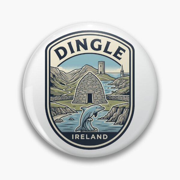 Artikelvorschau, Vintage-Reiseabzeichen der Dingle-Halbinsel Irland entworfen und verkauft von k3rstman1.
