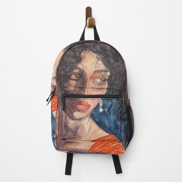 Item preview, Between Light and Shadow | Woman Portrait Watercolour designed and sold by ArithraStudio.