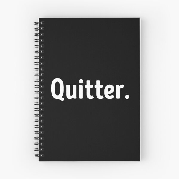 Item preview, Quitter Sarcastic Quote designed and sold by WhistleCloset.
