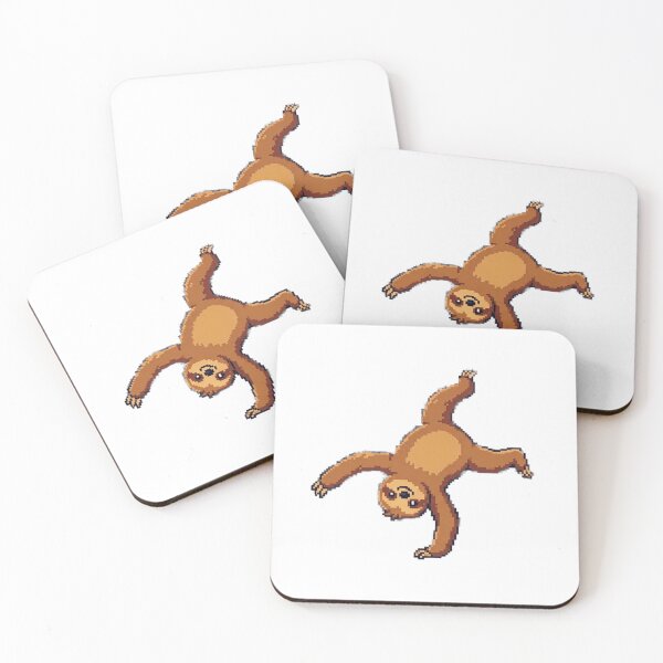 Item preview, 8-Bit Sloth Cartwheel designed and sold by Simsonic.