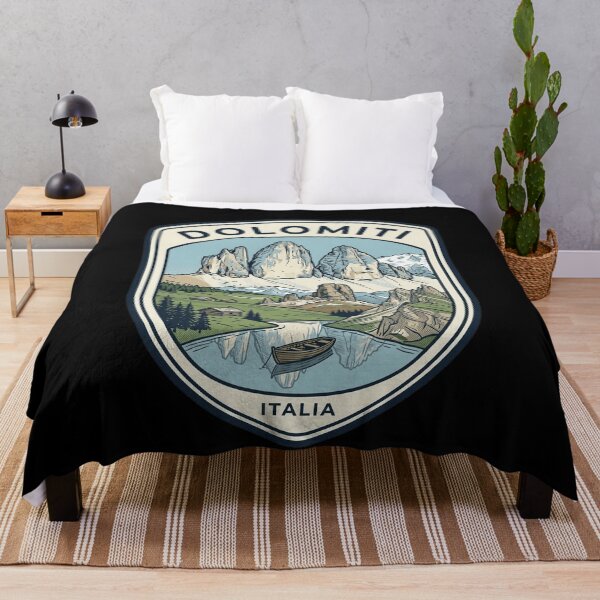 Item preview, Dolomiti Italy Vintage Mountain Travel Badge designed and sold by k3rstman1.