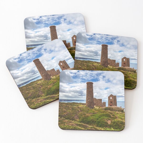 Item preview, Wheal Coates Tin Mine and Chimney on Cornish Clifftop, Cornwall, England designed and sold by Paul Thompson Photography.