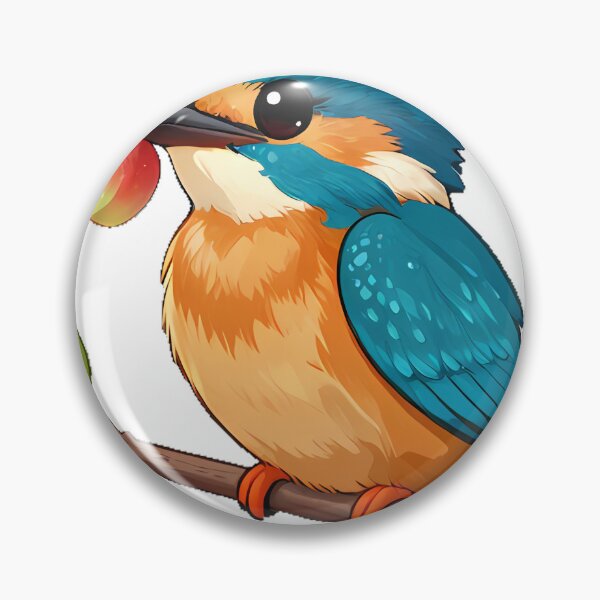 Item preview, Kingfisher on Apple Branch designed and sold by pumsquare.
