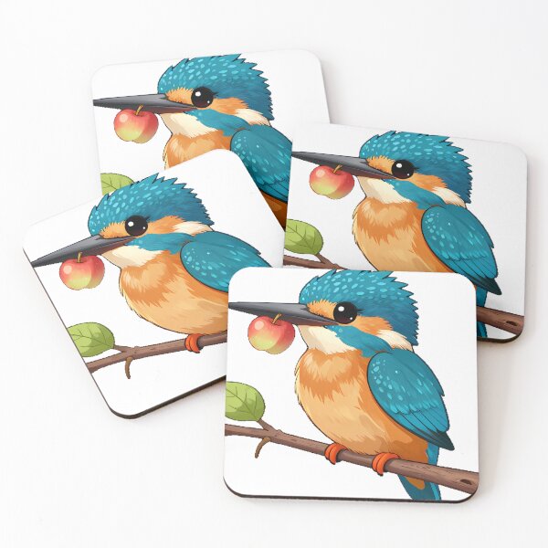 Item preview, Kingfisher on Apple Branch designed and sold by pumsquare.