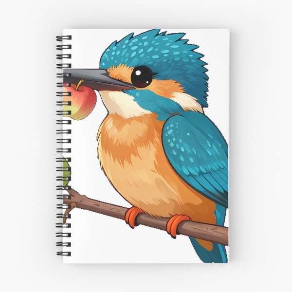 Item preview, Kingfisher on Apple Branch designed and sold by pumsquare.