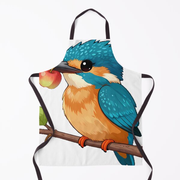 Item preview, Kingfisher on Apple Branch designed and sold by pumsquare.