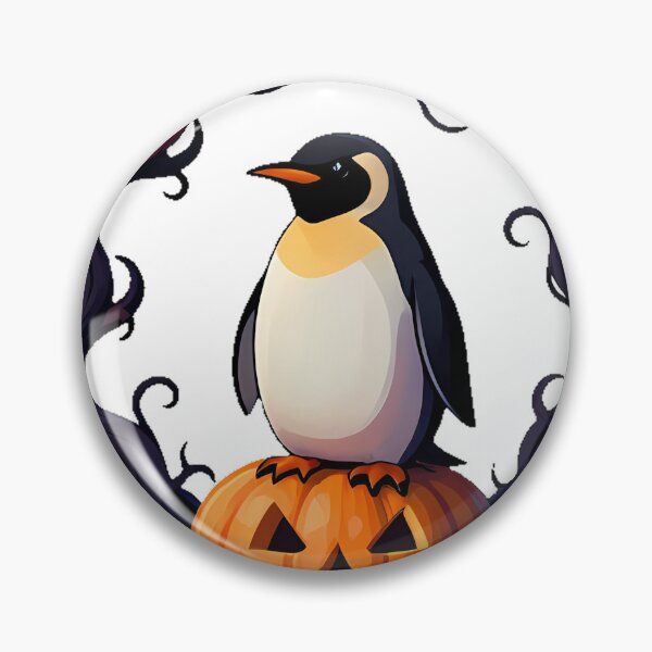 Item preview, Penguin on Carved Pumpkin designed and sold by IllumeInk.