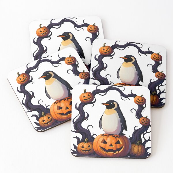 Item preview, Penguin on Carved Pumpkin designed and sold by IllumeInk.