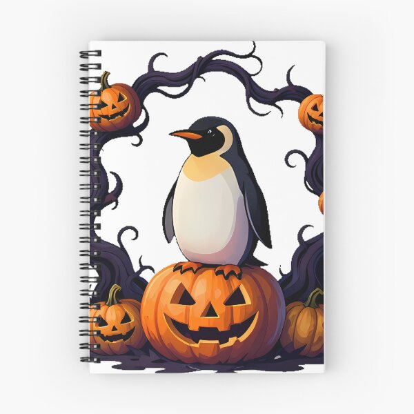 Item preview, Penguin on Carved Pumpkin designed and sold by IllumeInk.