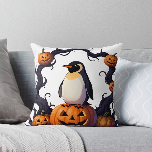 Item preview, Penguin on Carved Pumpkin designed and sold by IllumeInk.