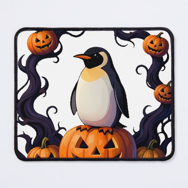 Item preview, Penguin on Carved Pumpkin designed and sold by IllumeInk.