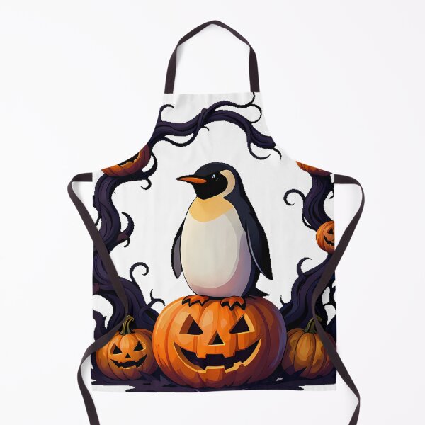 Item preview, Penguin on Carved Pumpkin designed and sold by IllumeInk.