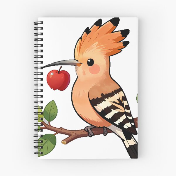 Item preview, Hoopoe with Red Apple designed and sold by pumsquare.
