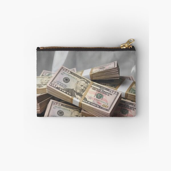 Item preview, 3D Optical Illusion Money Stack Heavy Loaded Clear PVC Tote Bag designed and sold by Sulco Design.